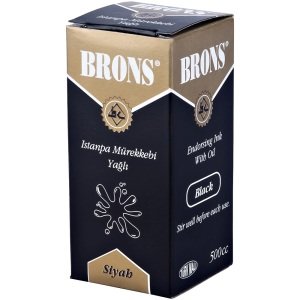 Brons Stampa Mürekkebi 500 gr Siyah