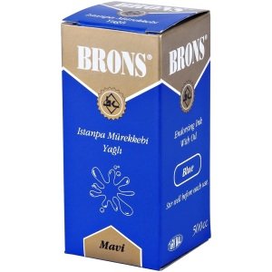 Brons Stampa Mürekkebi 500 gr Mavi