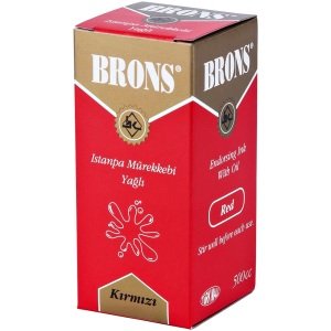Brons Stampa Mürekkebi 500 gr Kırmızı