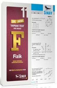 Sınav Yayınları 11. Sınıf Fizik Yaprak Test