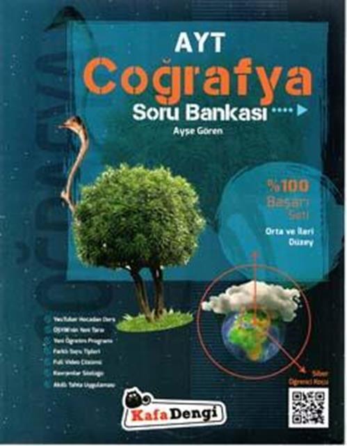 AYT Coğrafya Soru Bankası - Kafa Dengi Yayınları