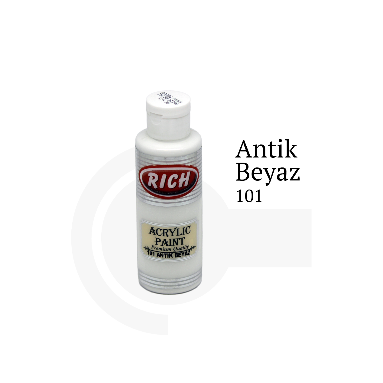 Rich Akrilik Boya 120 cc - Antik Beyaz