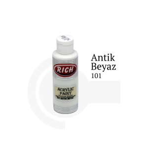 Rich Akrilik Boya 120 cc - Antik Beyaz