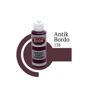 Rich Akrilik Boya 120 cc - Antik Bordo