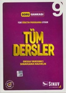 Sınav Yayınları 9. Sınıf Tüm Dersler Çözümlü Soru Bankası