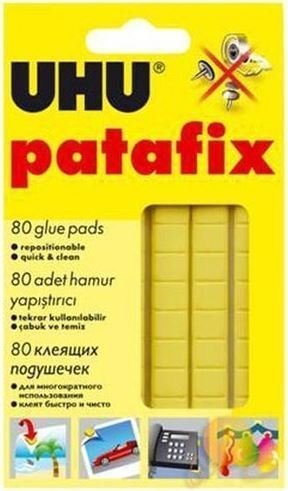 Uhu Patafix Hamur Yapıştırıcı 80'li - Sarı