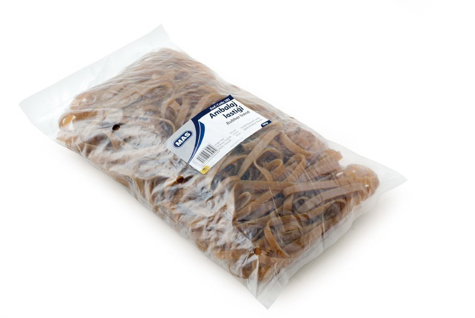 Mas Geniş Ambalaj Paket Lastiği %100 Kauçuk 500Gr.