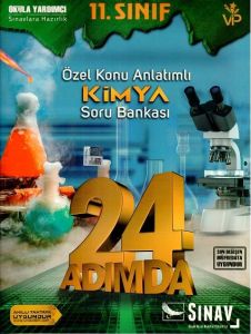Sınav Yayınları 11. Sınıf Kimya 24 Adımda Özel Konu Anlatımlı Soru Bankası