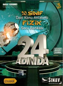 Sınav Yayınları 10. Sınıf Fizik 24 Adımda Özel Konu Anlatımlı Soru Bankası