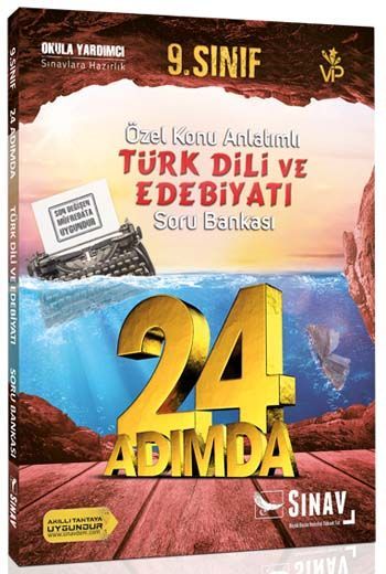 Sınav Yayınları 9. Sınıf Türk Dili ve Edebiyatı 24 Adımda Özel Konu Anlatımlı Soru Bankası