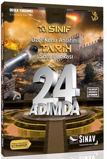 Sınav Yayınları 10. Sınıf Tarih 24 Adımda Özel Konu Anlatımlı Soru Bankası