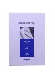 Karar Defteri Numaralı 40 Yaprak