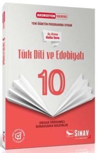 Sınav Yayınları 10. Sınıf Türk Dili ve Edebiyatı Akordiyon Kitap