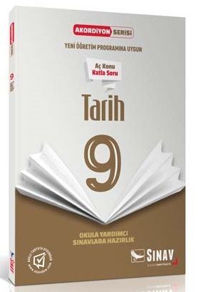 Sınav Yayınları 9. Sınıf Tarih Akordiyon Kitap