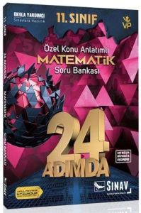 Sınav Yayınları 11. Sınıf Matematik 24 Adımda Özel Konu Anlatımlı Soru Bankası