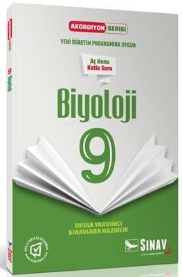 Sınav Yayınları 9. Sınıf Biyoloji Akordiyon Kitap