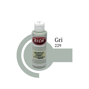 Rich Akrilik Boya 120 cc - Gri