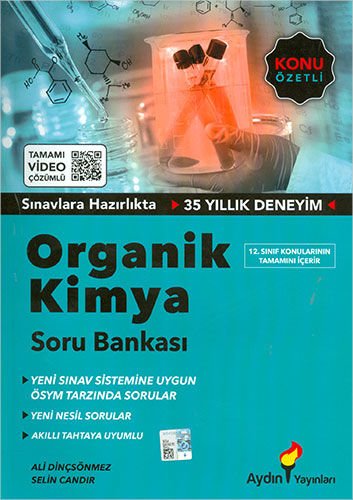 Aydın Yayınları Organik Kimya Soru Bankası Tamamı Video Çözümlü
