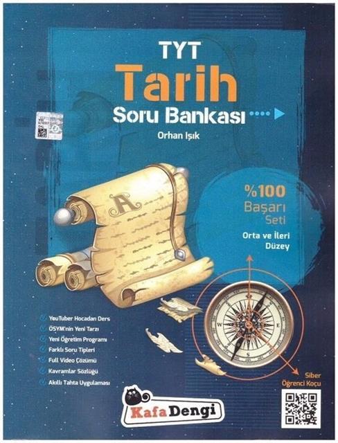 TYT Tarih Soru Bankası %100 Başarı - Kafa Dengi Yayınları