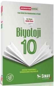 Sınav Yayınları 10. Sınıf Biyoloji Akordiyon Kitap