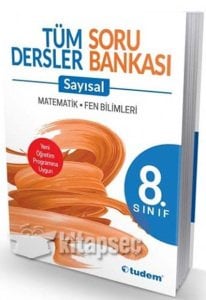 8. Sınıf Tüm Dersler Sayısal Soru Bankası - Tudem Yayınları