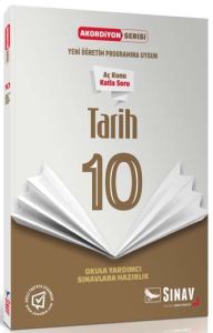 Sınav Yayınları 10. Sınıf Tarih Akordiyon Kitap