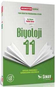 Sınav Yayınları 11. Sınıf Biyoloji Akordiyon Kitap