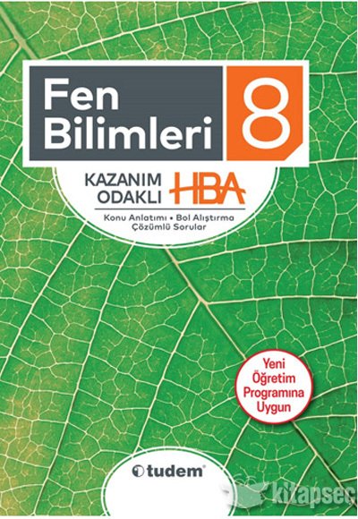 8. Sınıf Fen Bilimleri Kazanım Odaklı  Tudem Yayınları