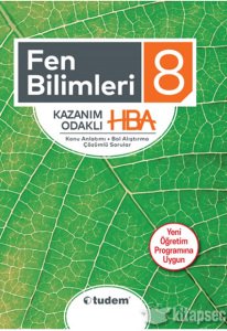 8. Sınıf Fen Bilimleri Kazanım Odaklı  Tudem Yayınları