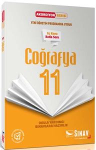 Sınav Yayınları 11. Sınıf Coğrafya Akordiyon Kitap