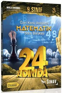 Sınav Yayınları 9. Sınıf Matematik 24 Adımda Özel Konu Anlatımlı Soru Bankası