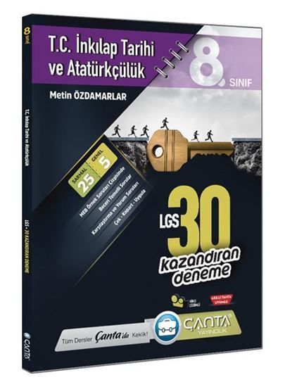 8. Sınıf T.C. İnkılap Tarihi ve Atatürkçülük Kazandıran 12 Deneme Çanta Yayınları