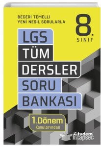 8. Sınıf LGS 1. Dönem Tüm Dersler Soru Bankası Tudem Eğitim