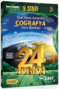 Sınav Yayınları 9. Sınıf Coğrafya 24 Adımda Özel Konu Anlatımlı Soru Bankası