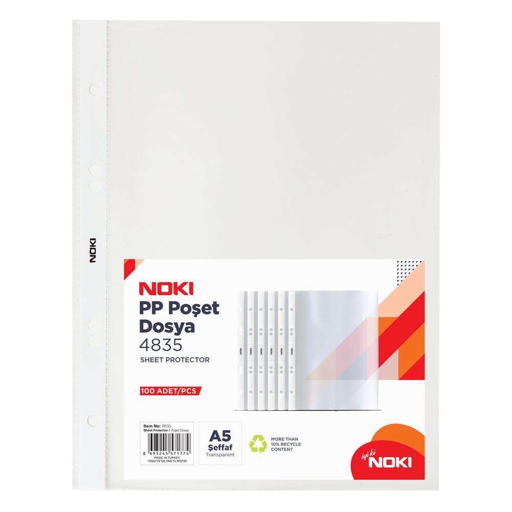 Noki 4835 A5 Poşet Dosya 100'lü