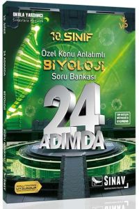 Sınav Yayınları 10. Sınıf Biyoloji 24 Adımda Özel Konu Anlatımlı Soru Bankası