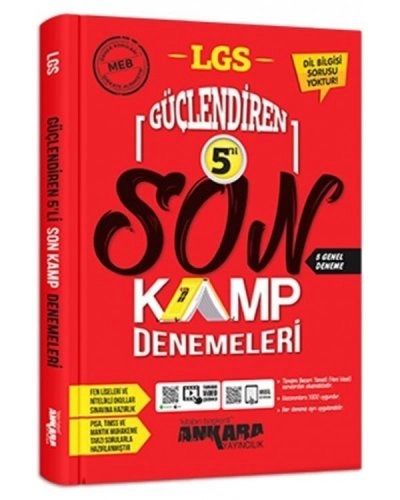 LGS Güçlendiren 5li SON KAMP Denemeleri Ankara Yayıncılık