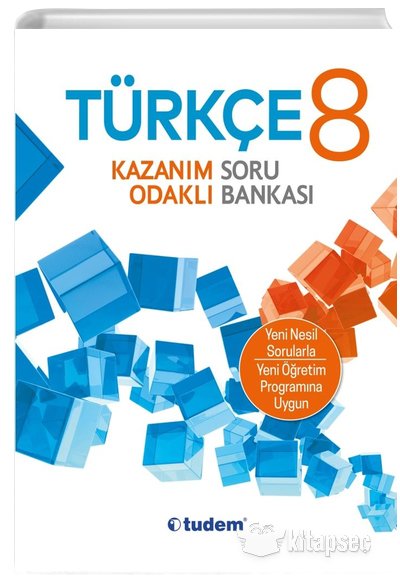 8. Sınıf Türkçe Kazanım Odaklı Soru Bankası Tudem Yayınları