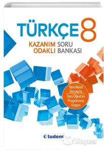 8. Sınıf Türkçe Kazanım Odaklı Soru Bankası Tudem Yayınları