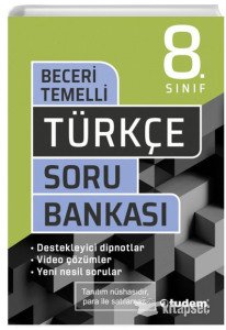 8. Sınıf LGS Türkçe Beceri Temelli Soru Bankası Tudem Yayınları