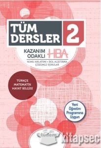 2. Sınıf Tüm Dersler Kazanım Odaklı HBA Tudem Yayınları