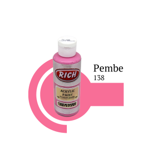 Rich Akrilik Boya 120 cc - Pembe