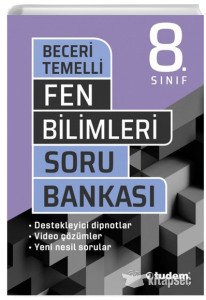 8. Sınıf LGS Fen Bilimleri Beceri Temelli Soru Bankası Tudem Yayınları