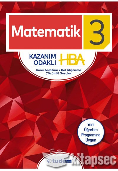3. Sınıf Matematik Kazanım Odaklı HBA Tudem Yayınları
