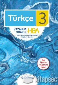 3. Sınıf Türkçe Kazanım Odaklı HBA Tudem Yayınları