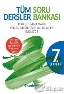 7. Sınıf Tüm Dersler Soru Bankası Tudem Yayınları