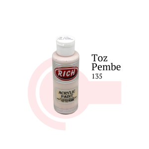 Rich Akrilik Boya 120 cc - Toz Pembe
