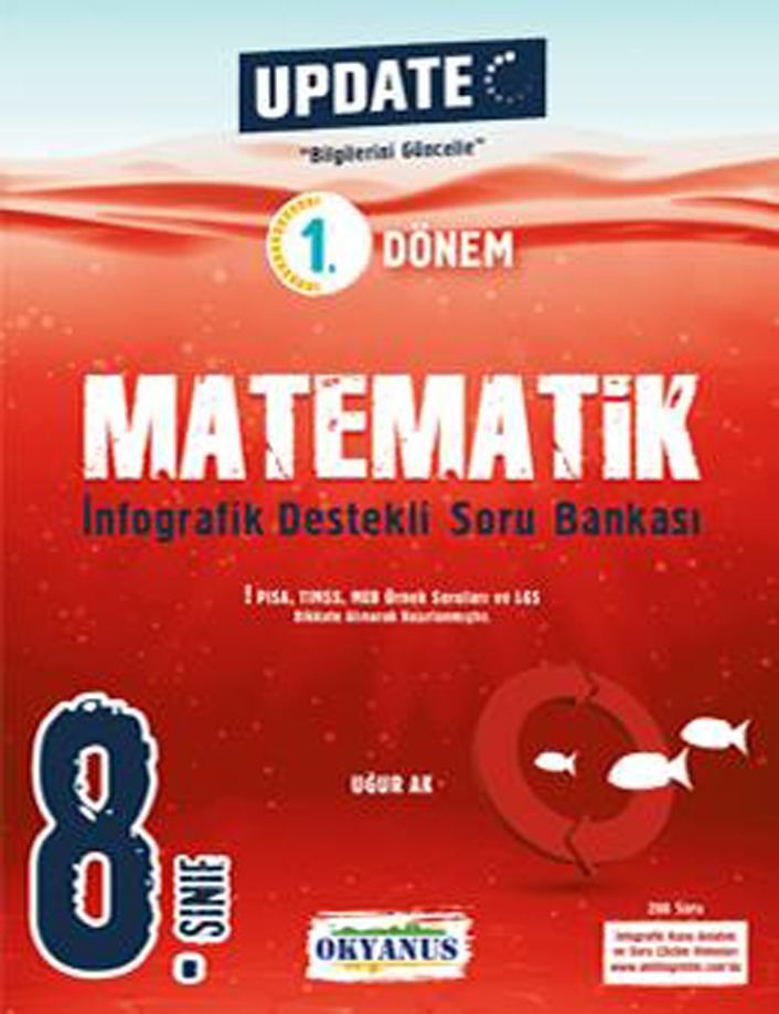 Okyanus Yayınları 8. Sınıf 1. Dönem Matematik İnfografik Destekli Update Soru Bankası