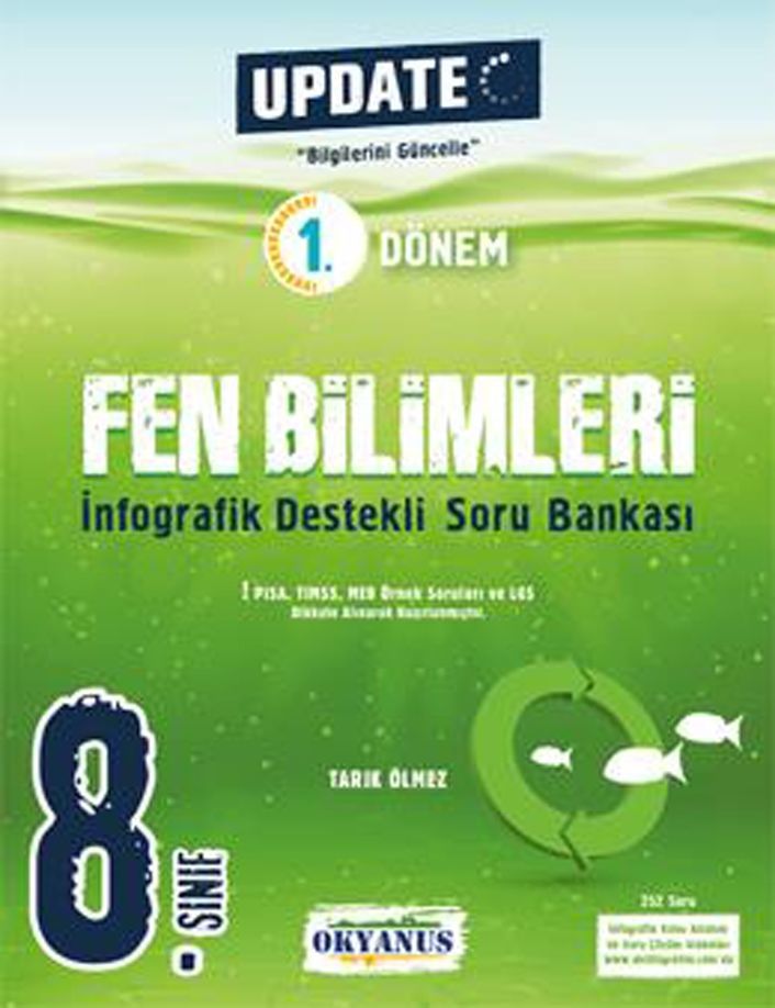Okyanus Yayınları 8. Sınıf 1. Dönem Fen Bilimleri İnfografik Destekli Update Soru Bankası