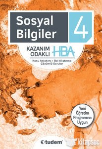 4. Sınıf Sosyal Bilgiler Kazanım Odaklı HBA Tudem Yayınları